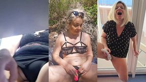 compilation de maman mature adore ce doigte et ce goder la chatte partout a l ...