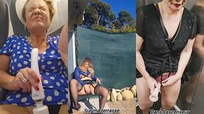 compilation de maman mature adore ce doigte et ce goder la chatte partout a l ...