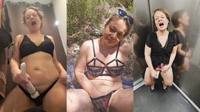 compilation de maman mature adore ce doigte et ce goder la chatte partout a l ...
