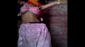 Nude dance in video call by desi pinky randi dancing and fingering pussy .