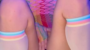 hottest girl hides a dildo with balls in her tiny ass. deep anal. hd video.