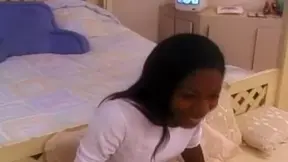 Real ebony debutante assfucked by old male