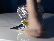 Dirty Feet Barefoot Crinkle ASMR