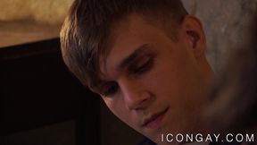 Young inked homosexuals enjoying sensual anal fucking