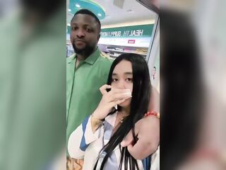 Cambodia babes first time with black man