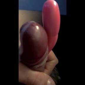 Hours of edging vibrator cumshot