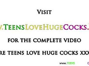 Huge dong loving teens queening dude