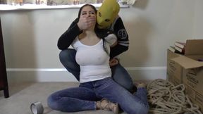 Tindra caught Snooping around  - bondage