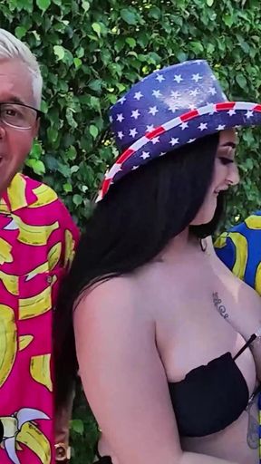 Key moment from &quot;Cuckold Sugardaddy Watches Sugarbaby Double Pussy Penetrated (Dv, Dvp, Dpp) - Immoral Live 4K&quot;