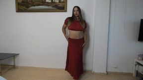 Sexy dancing in a red dress ORDER