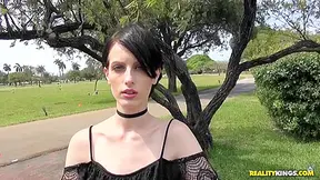 Alex Harper - Dark Haired Chick Sucked Her Neighbors Dick