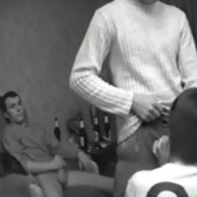 Vintage Military Men in Amateur Gay Sex Tape