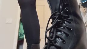 Stomping HARD in Boots Size 16 Feet