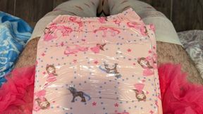 Sissy Diaper Vignette: A Quick Reminder of Who You Are and Where Your Itty Bitty Dick Belongs