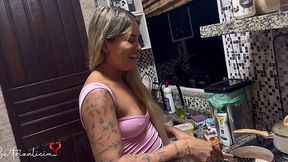 Married and horny, I fucked the repairman’s huge cock while offline—will my hubby find out I cheated?