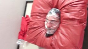 CHRISTMAS SPECIAL FACESITTING WITH COMPLETELY MUMMIFIED SLAVE ON TAPE PART 4 BY NATASHA CRUEL AND DANIEL SANTIAGO CAM BY ALINE FULL HD