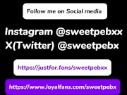 Huge cum explosion, Daddy shoots soo much cum. - sweetpebx