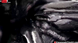 KawasakiYoshi.com - Asian Damian Dragon and Yoshi Kawasaki breed raw splattering oily