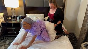 Dominatrix Makes Feminized Roommate Get Fucked Doggystyle