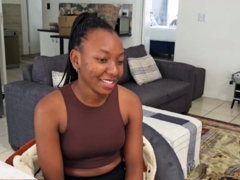 This 18YO EBONY was saving her pussy for marriage