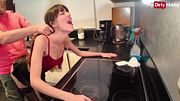 Stepsister deepthroats my cock with ease - MyDirtyHobby German amateurs