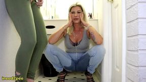 goddess brandon and lizzy lamb double pants pissing omorashi