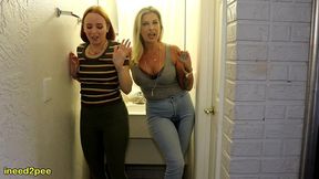 goddess brandon and lizzy lamb double pants pissing omorashi