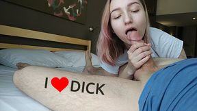 I SUCK MY NEW BOYFRIEND&#039;S DICK AFTER OUR FIRST DATE