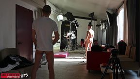 bts of the scene: (wet) first time pee and dap, nemesi... pissing, dap, dp rough, monster gapes, atm, anal, atp, deepthroat,balls deep,double bj,cum face...