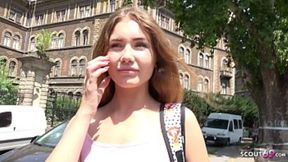 GERMAN SCOUT - SKINNY GIRL MARY TEMPTED TO INTENSE PUBLIC SEX