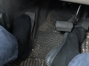 ManToes Sweaty Socks Pedal Pushing After A Long Day