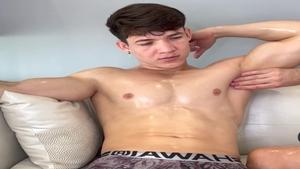 EastBoys - Hairless Robin jerking big dick at castings