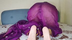 Indian big booty stepsister creampie in doggystyle closeup sex.