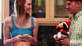 Skinny Ginger Girl Sophia Wild up Step Moms new Friend to Cheating Fuck