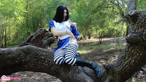 American McGee Alice Masturbates in Public Woods