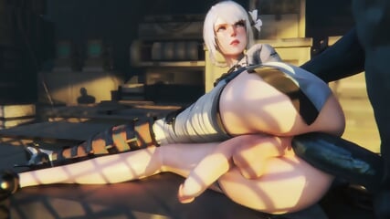 HMV - Motorcycle rocking ShemaleFuta Focus with cock flicking