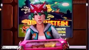 Raven-haired Anime Babe Deepthroats in Steamy Hentai SFMCompilation