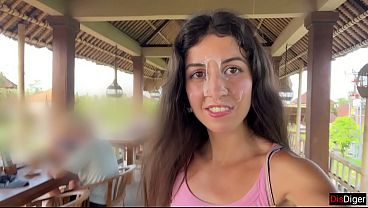 Amateur waitress gets a surprise load of hot sauce on her burger...and her