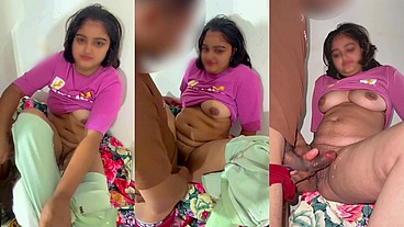 Desi Village girl first time sex viral mms video, fucking skinny girl tight pussy xxx video