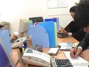 Hot mature diva Reiko Kobayakawa strips and sucks a dong