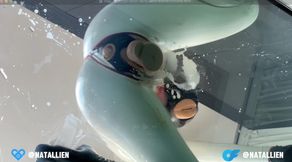 Creamy PussyFuck in Latex Catsuit - your Stepsister Natallien