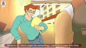 Professor Pounds Backpack Twink Ass Gushing Cum Explosion