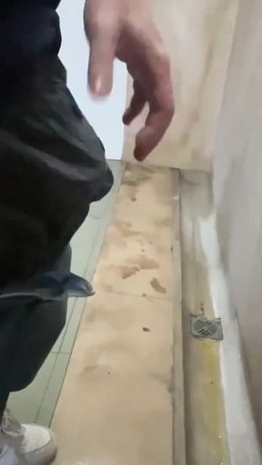 Peeping, Peeing, Flashing, Teasing at Public Urinal