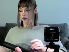 Solo webcam tranny masturbation