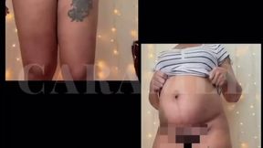 Pregnant Strip Tease: Slow Undress Revealing My Swollen Belly & Heavy Tits! ?