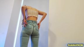 Blue Jeans Fetish Big Ass Problems Clenching Shaking Cheeks