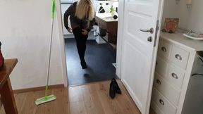 posing and dipping with black Pantyhose HD mp4 1920x1080