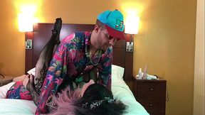 Crossdressing Goth Beauty Fucked by Fashion Guru