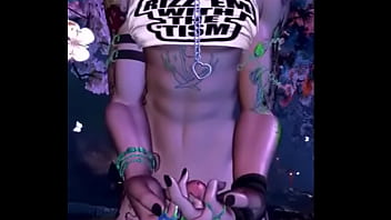 cute lady boy moans and jerks for you