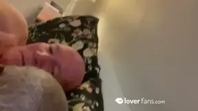 Ex daddy Geoff Last and his hot daddy friend fingering his new pussy